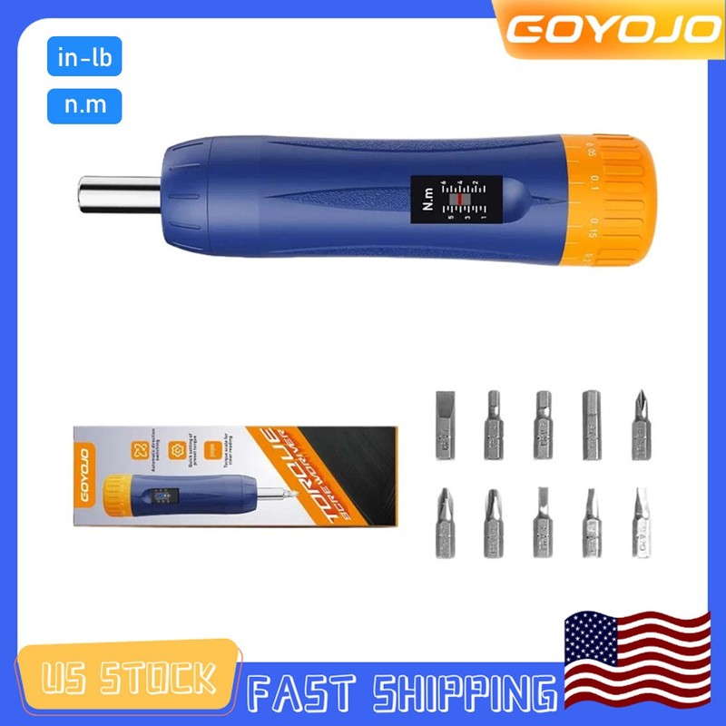 Professional Preset Torque Screwdriver 1-6Nm (8.85-53 in-lbs) 1/4" Drive gallery