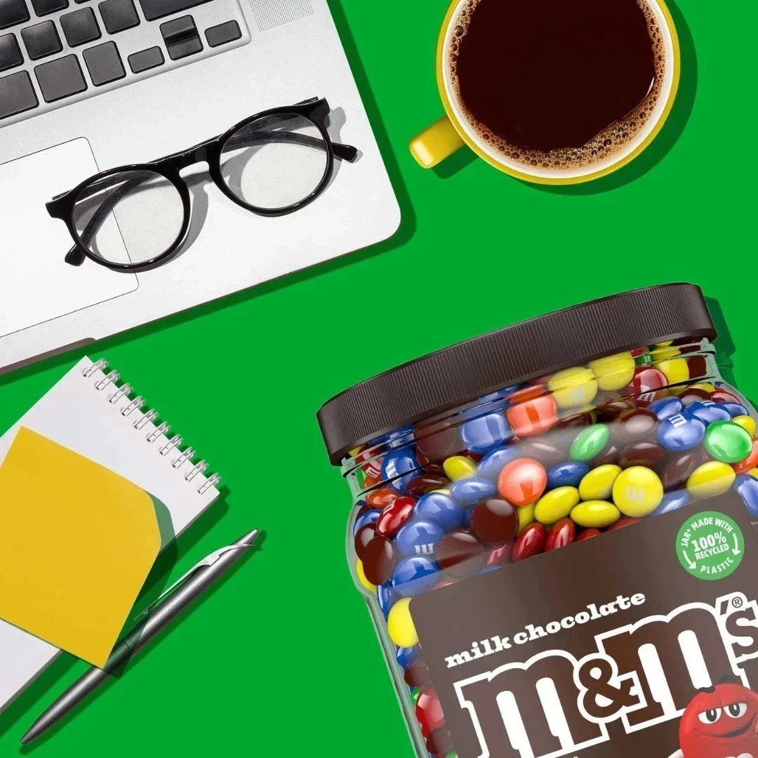 M&M’S Milk Chocolate Candy 62 oz Bulk Jar – Pantry Snack Free Shipping gallery