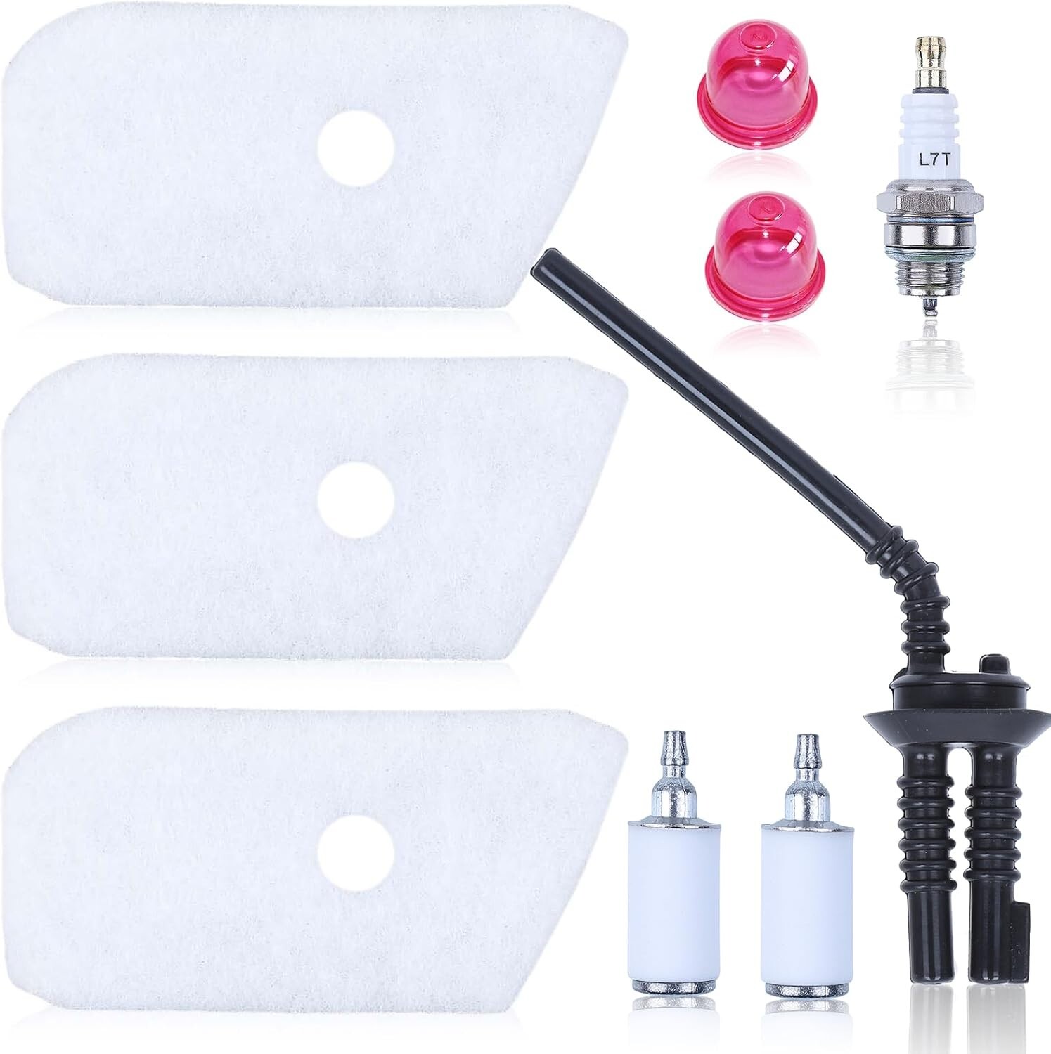 128LD Air Fuel Filter Line Spark Plug Kit for Husqvarna 128CD 125L 124L Trimmer gallery