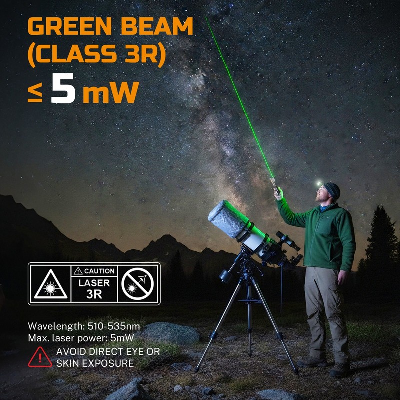 EverBrite Rechargeable EDC Flashlight with White Light and Green Beam 500 Lumens gallery