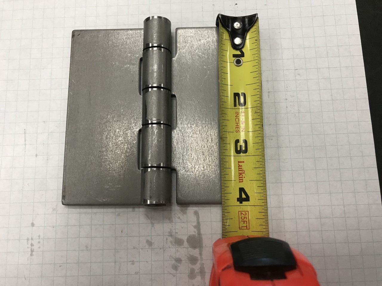 Heavy Duty Weldable Pair 4" x 4" Gate Hinges-Steel Butt Hinge /Hvy Gates Doors 4 gallery