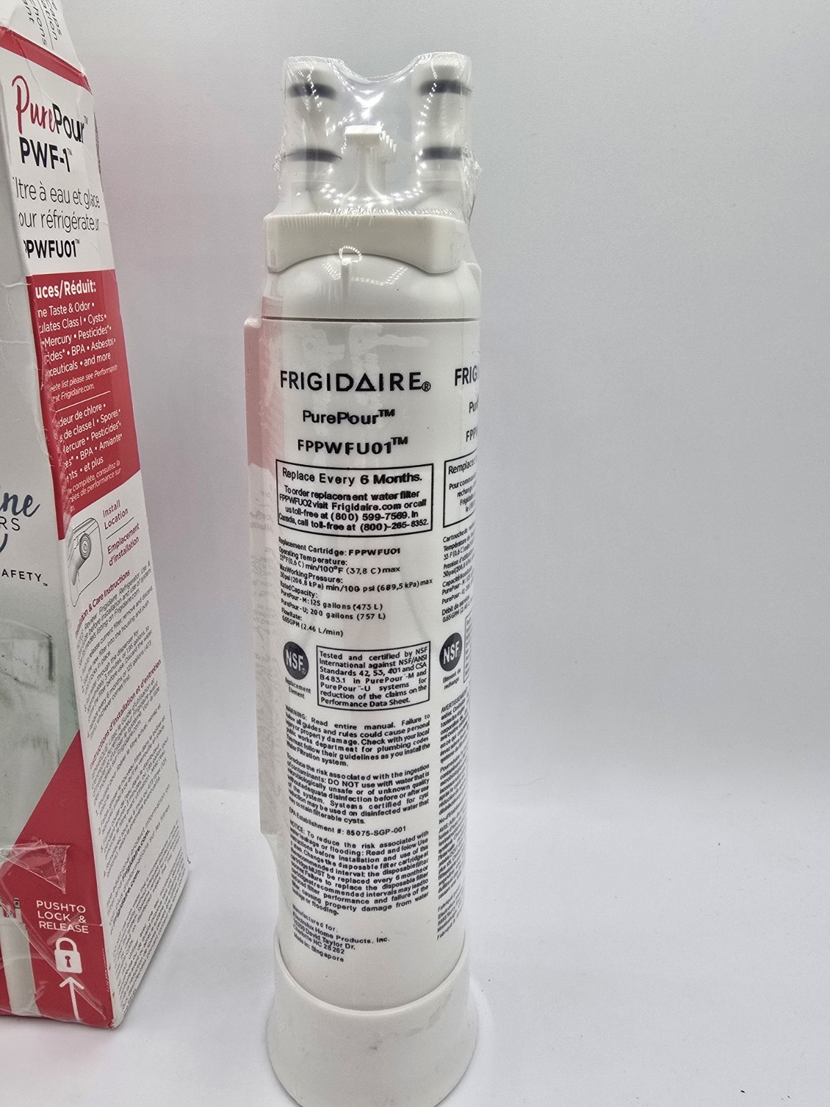 Frigidaire PWF-1 FPPWFU01 Refrigerator PurePour Water/Ice Filter gallery