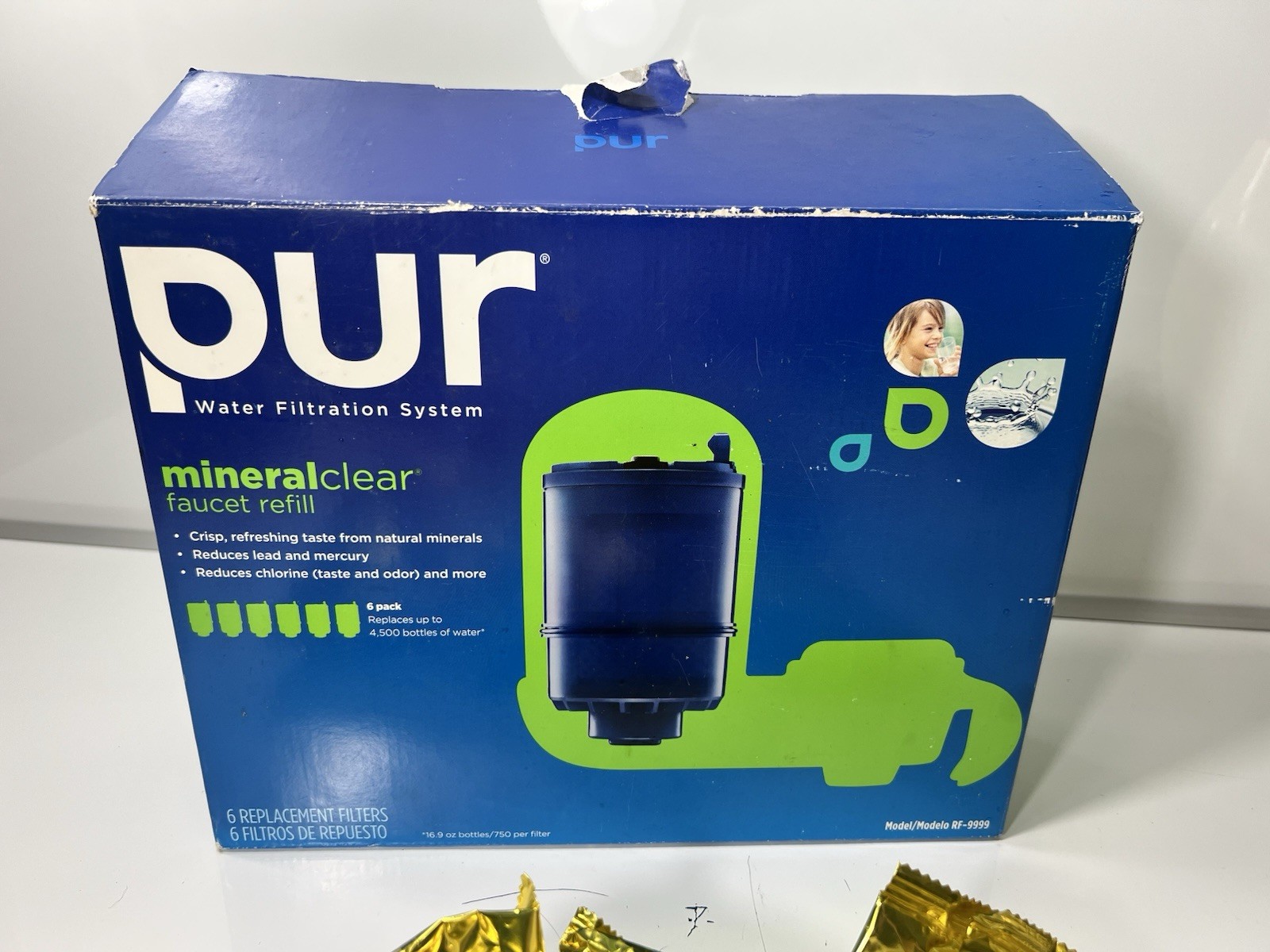 7x PUR MineralClear Kitchen Faucet 3-Stage Water Filter (RF-9999) - Open Box gallery