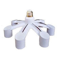 E27 To E27 Lamp Base Lamp Holder Converter 1 to 2/3/4/5/6/7 Splitter E27-E27