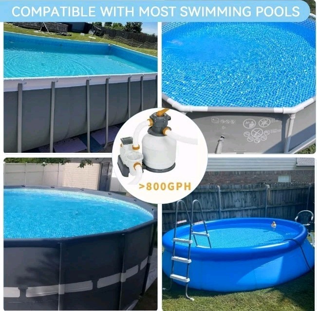 Surface Float Skimmer,No Installation Required, no Adjustable Bracket... gallery