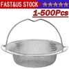 Kitchen Sink Strainer Large Wide Rim 4.5" Stainless Steel Mesh Drain Filter gallery