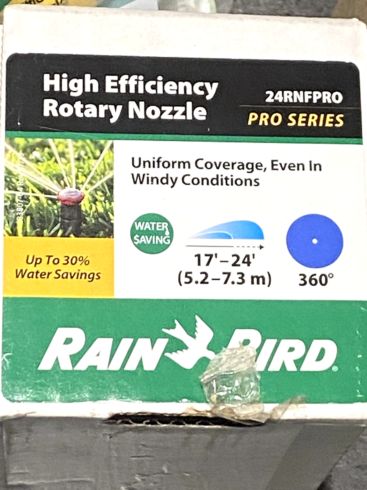 6X Rain Bird 17-24 High Efficiency Full-Circle Rotary Nozzle 360 24RNFPRO gallery