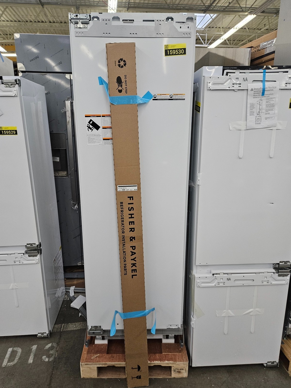 Fisher Paykel RS2474F3LJ1 24" Panel Ready Left Hand Hinge Column Freezer #159530 gallery