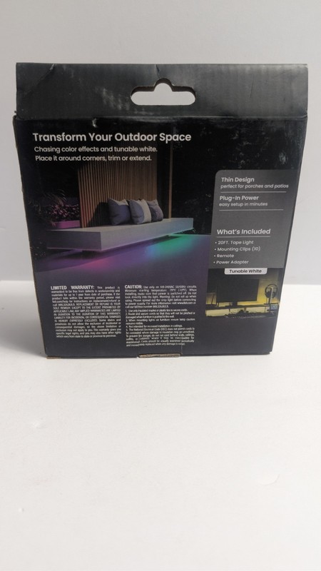 Feit Electric Chasing LED Tape Light 20FT Color Changing Tunable White + Remote gallery