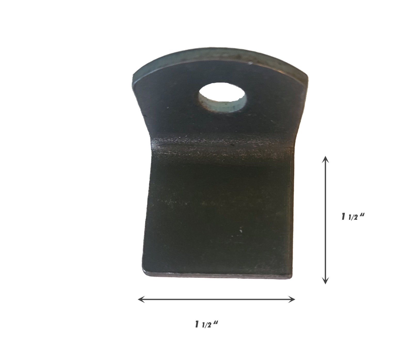 Weld on Tab Steel Angle 90° L Tabe Brackets 1 1/2" X 1 1/2" X 1 1/2" X 1/8" gallery