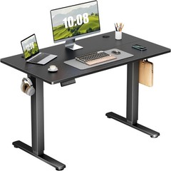 Electric Adjustable Height Standing Desk-40×24 inch Sit to Stand Up Desk wit..