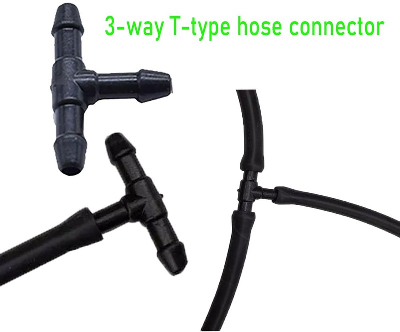Windshield Washer Hose Connector Kit 24Pcs 3-way (T, Y) 2-way (I) fit for Car gallery