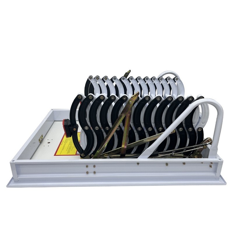 Attic Ladder Attic Pull Down Ceiling Ladder Access Stairs Carbon Steel Folding gallery