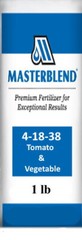 Masterblend Tomato & Vegetable Fertilizer 4-18-38 – 1 lb