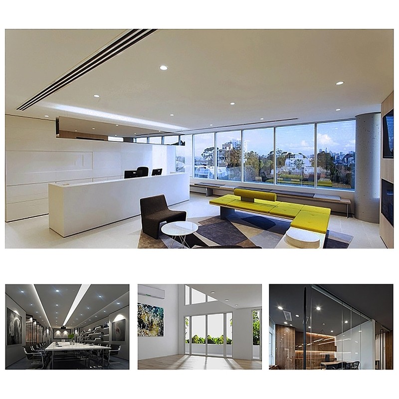 4-20PCS 7W LED Ceiling Light Dimmable Downlight Panel Light Spotlight 85-265V US gallery