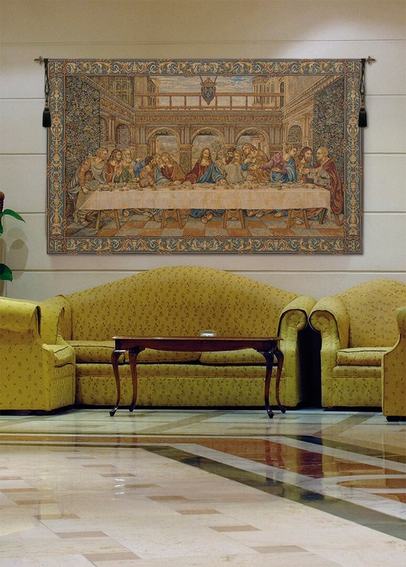 The Ultimate Renaissance Masterpiece Da Vinci's Last Supper Tapestry Wallhanging gallery