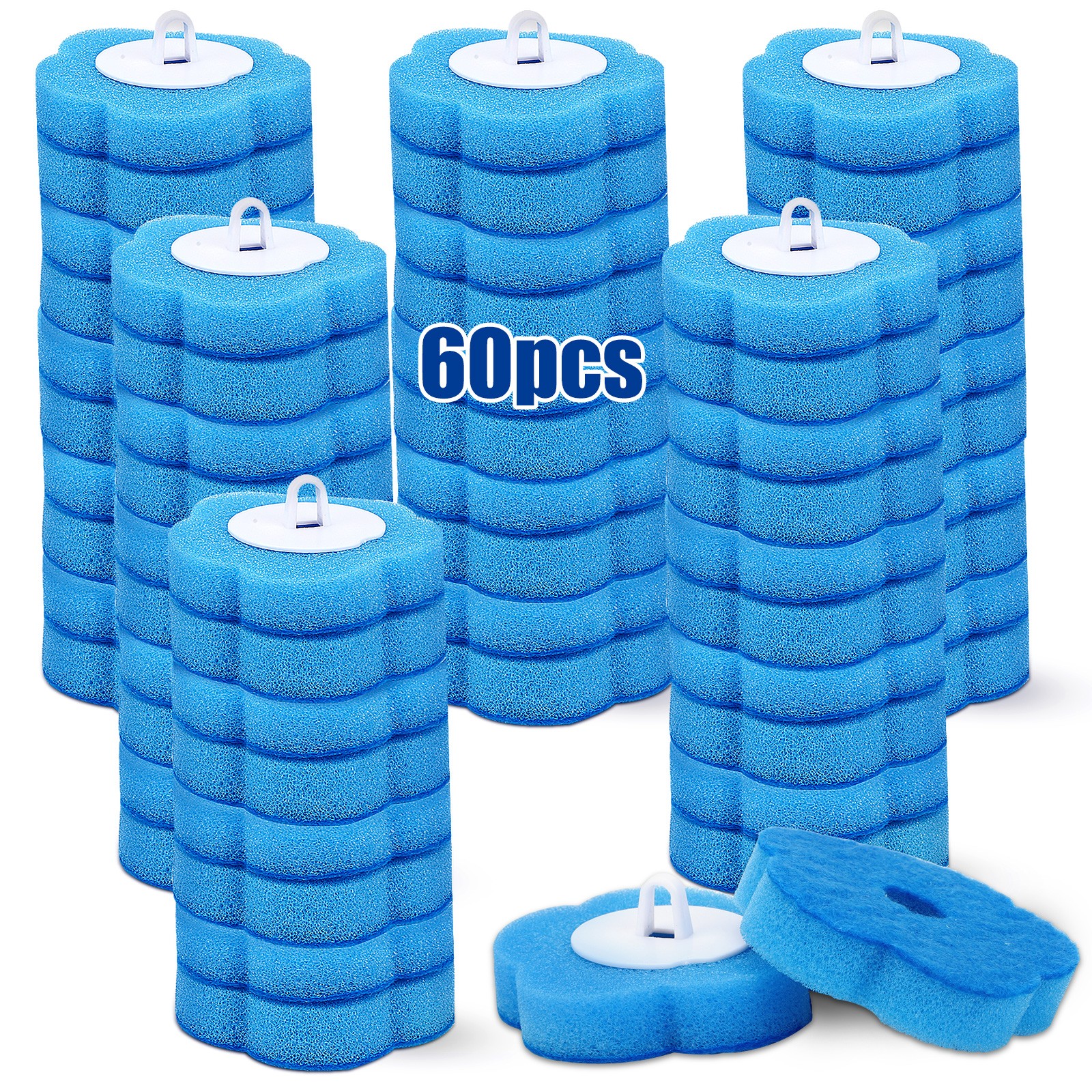 60PCS Disposable Toilet Brush Replacement Heads Cleaning Pads for Cleaner Wand gallery
