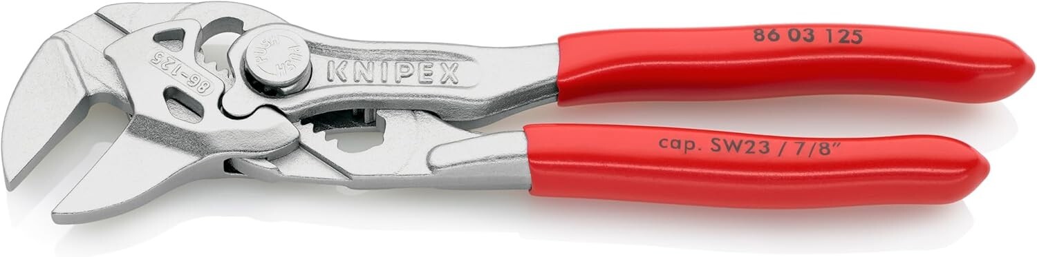 Knipex Tools 5" Long 7/8" Capacity Pliers Wrench 86 03 125 8603125 NEW IN BOX gallery