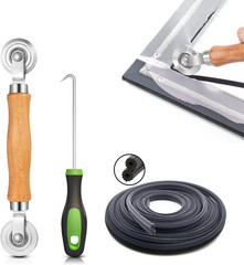 Screen Repair Kit/Tool Screen Roller Tool Steel Roller with Bear 32 ft Spl…