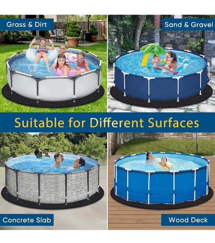 New Thicker 18ft Round Pool Liner Pad Above Ground Swimming Pool, Boat, Camper gallery