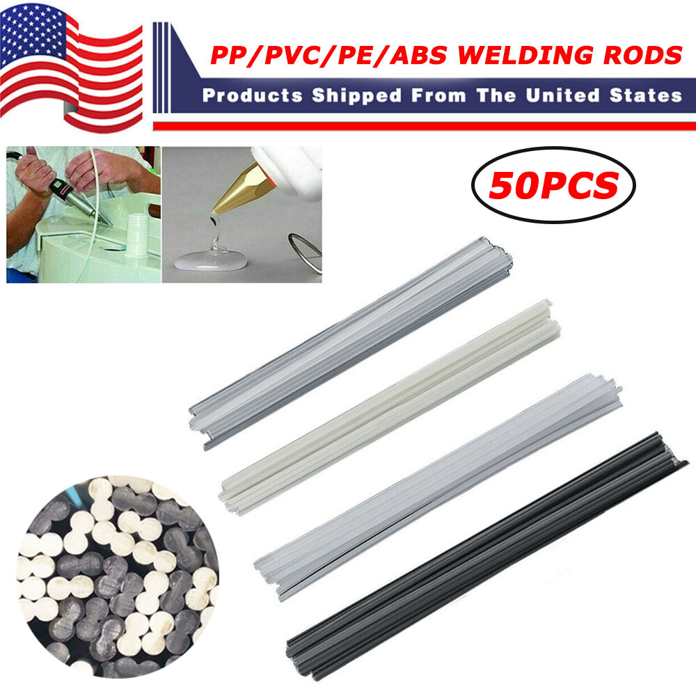 50pcs Plastic Welding Rods ABS/PP/PVC/PE Welding Sticks For Plastic Gun Welder gallery