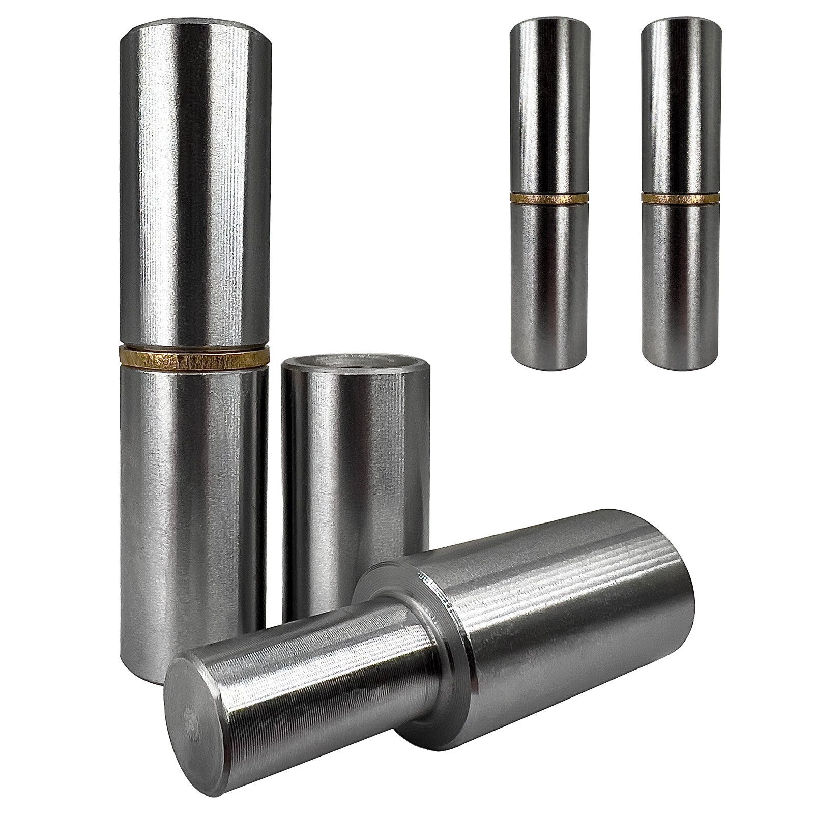 Sidco Supply 4 PCS - 3 Inch Weldable Barrel Hinges 3 Inch x 3/4 Inch Heavy Duty gallery