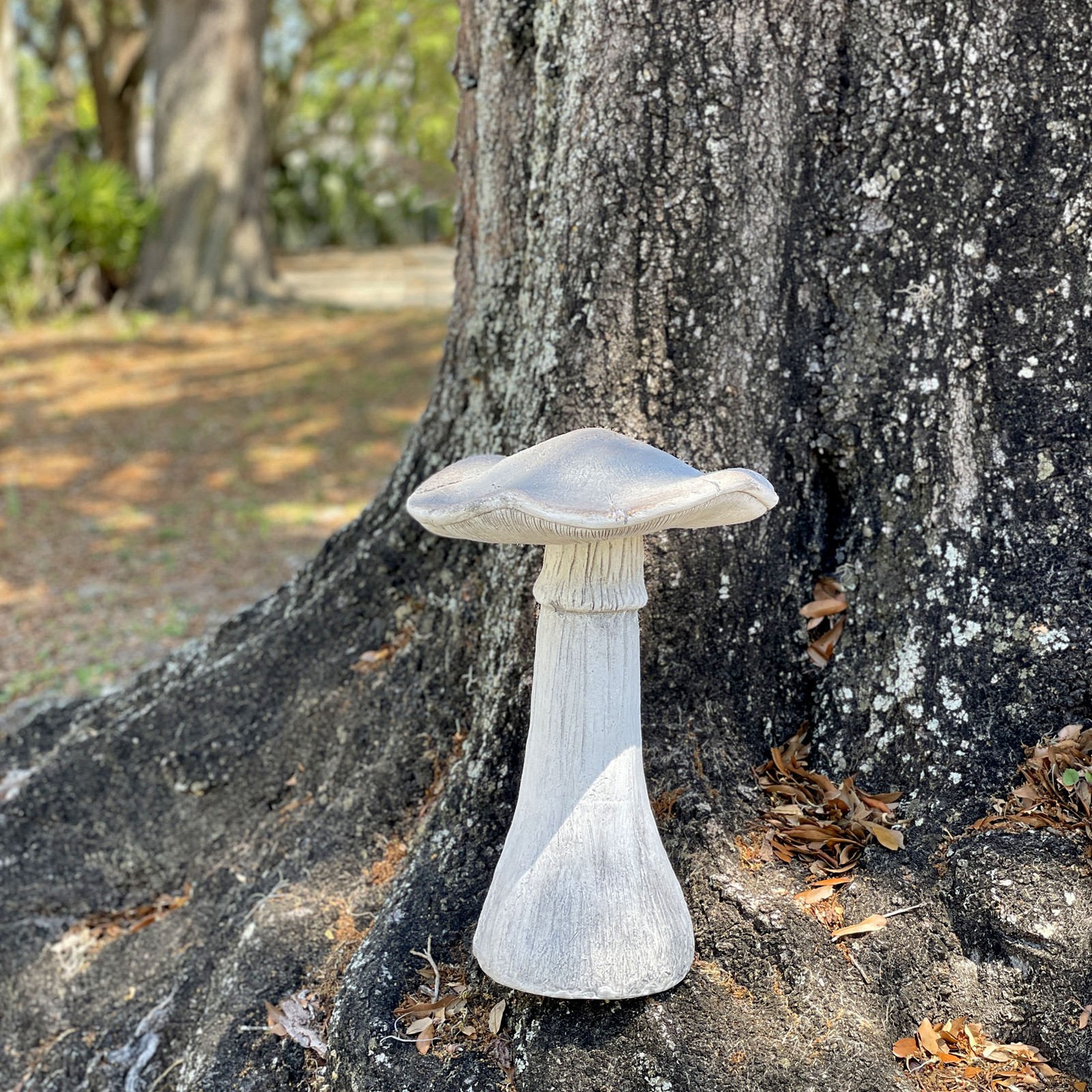 Scratch & Dent Mushroom Statue 17" High, Large Magnesium Oxide Garden Sculpture gallery