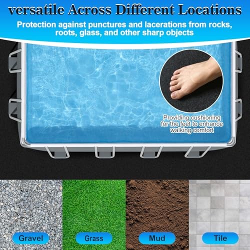18x9ft Rectangular Pool Liner Pad for Above Ground Swimming 18 X 9FT gallery