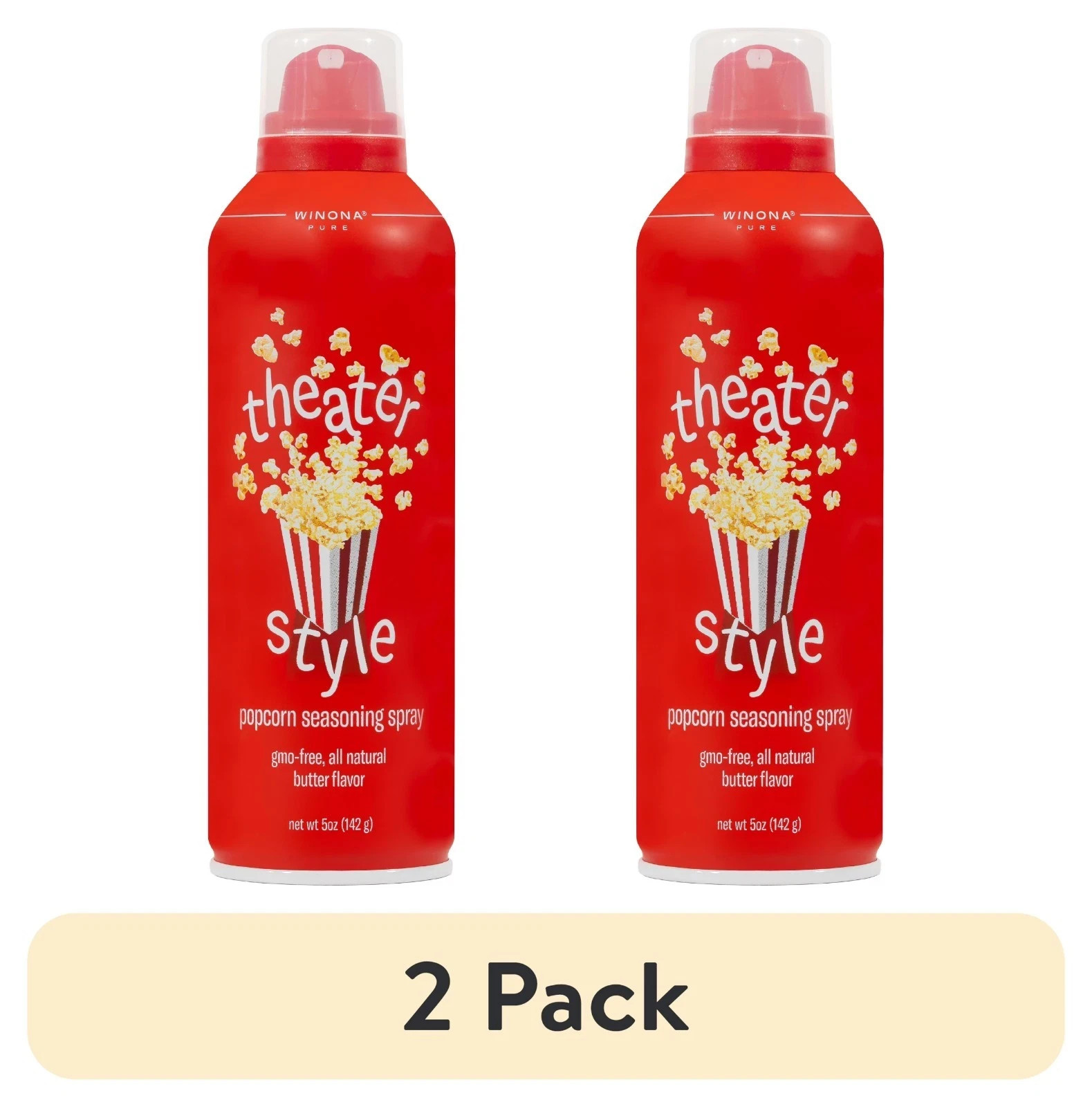(2 pack) Winona Pure Theater Style Popcorn Spray 5 Oz All-Natural gallery