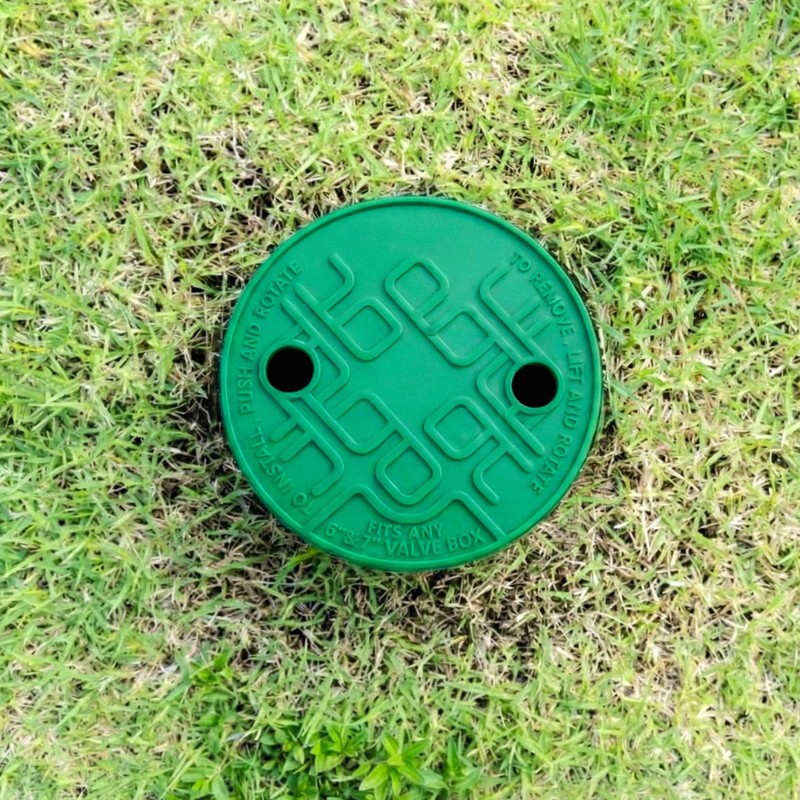 Universal Irrigation Valve Box Covers - 4 Pcs Round Lid 5.4" ID, 6.5" OD gallery