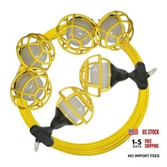 50FT Construction String Lights, 85W 8000ML Led String Work Light, 1 pack