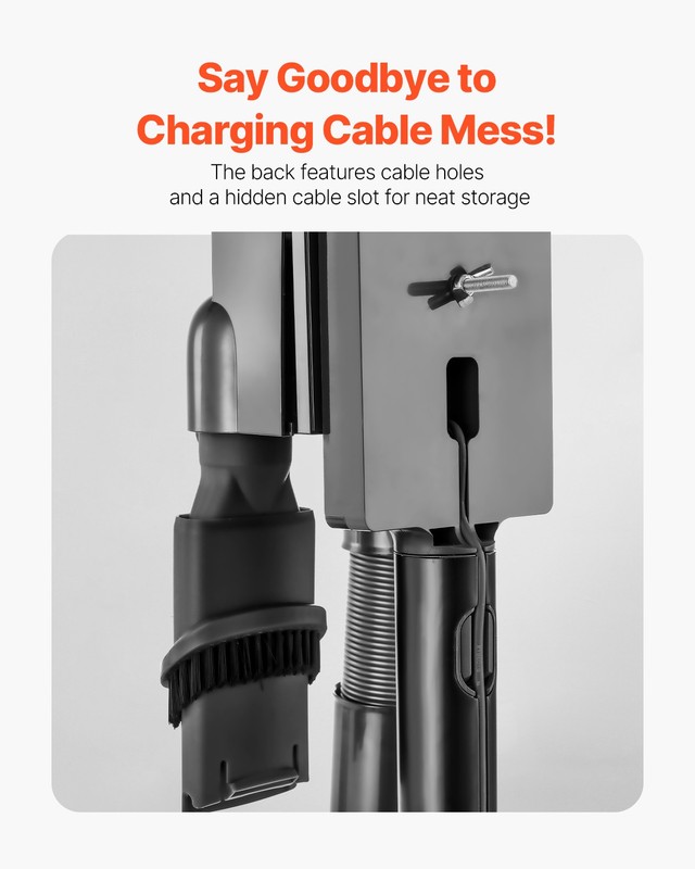 VEVOR Vacuum Stand for Dyson Multi-Models Storage Bracket Holder with 3 Clips gallery