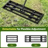 2 in 1 Double Side Lawn Leveling Rake 32x10in 78in Handle gallery