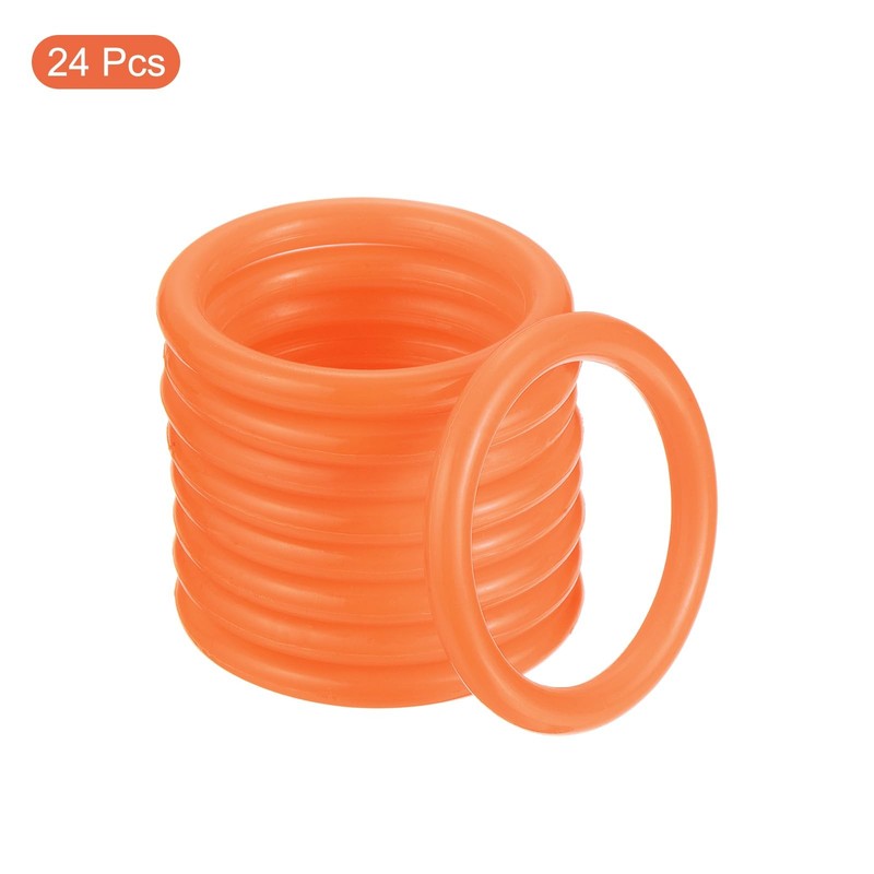 Carnival Ring Toss Game 24 Pack Plastic Hoops for Outdoor Parties gallery