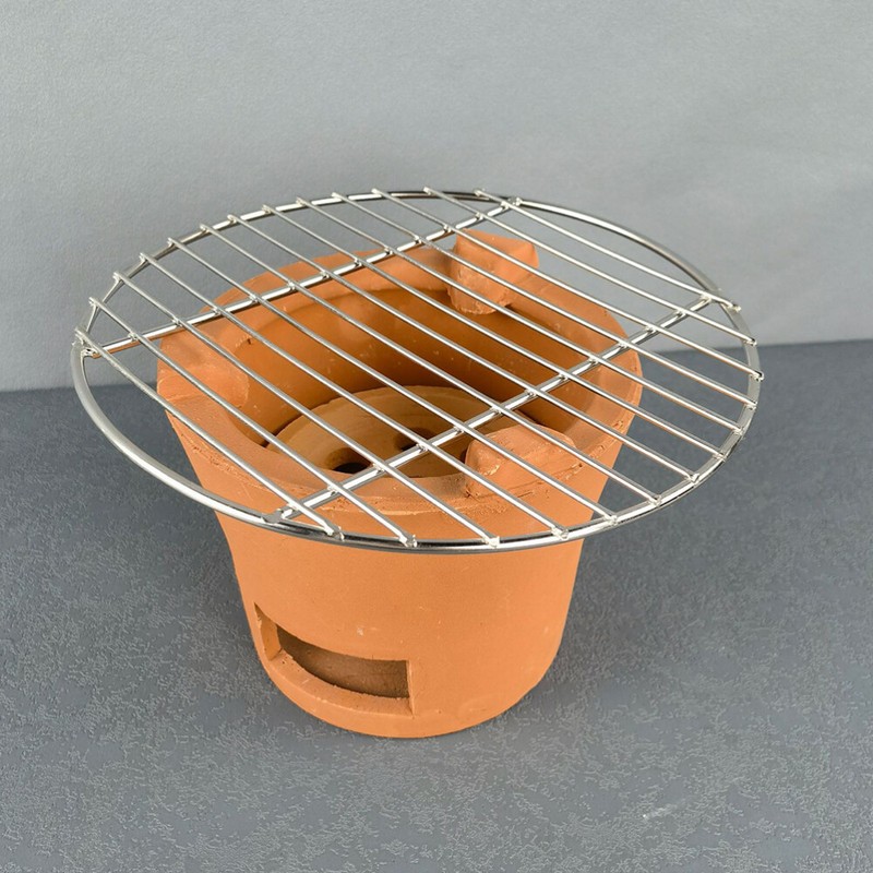 Practical Grill Mesh Household Net Stainless Steel Grate Round Barbecue gallery