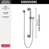 Shower Slide Bar ADA-Compliant - Delta 51600 Chrome New In Box gallery
