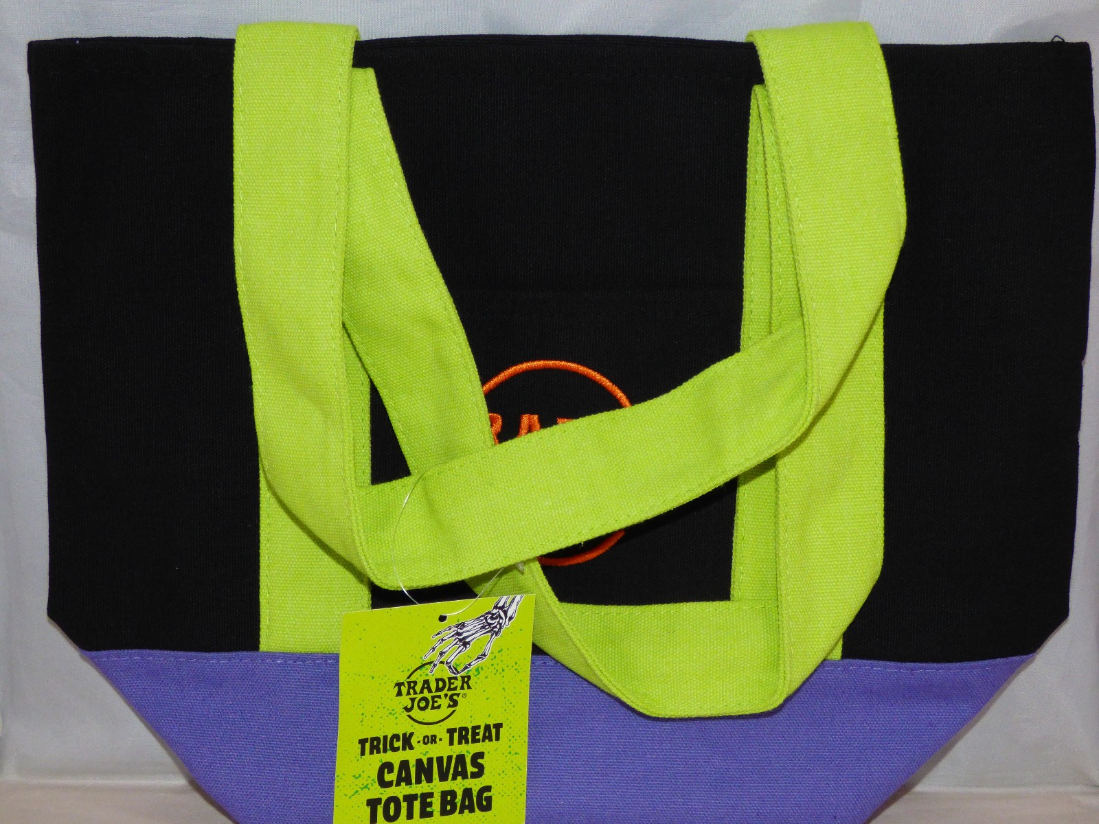 Trader Joe's - Mini Canvas Tote Bag - Multicolor - Halloween 2025 - Limited Ed gallery