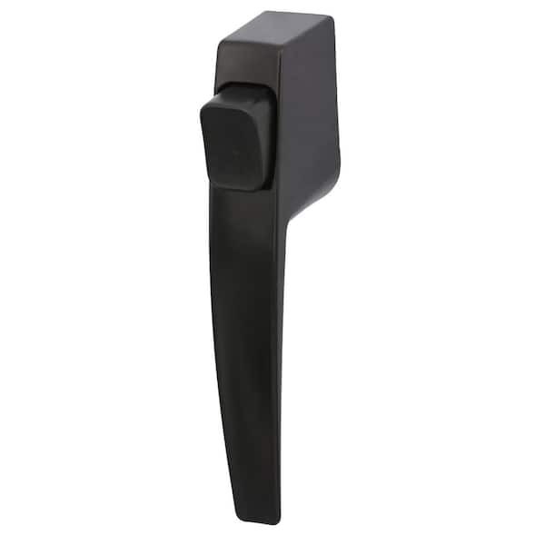 Push Button Screen Storm Door Latch Handle Set Night Lock Lever Metal Door Black gallery