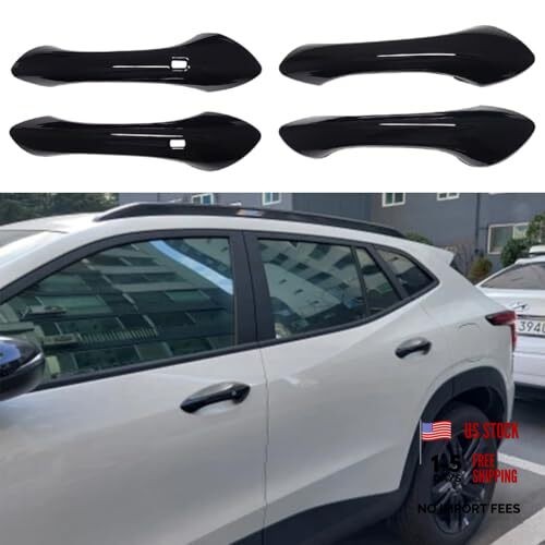 AOKIO Trim Compatible for 2024 2025 Chevy Trax Glossy Black Door Handle Cover gallery