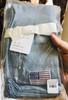 Pottery Barn American Flag Napkins Set 4 Chambray Blue Embroidered 4th July 🦩 gallery