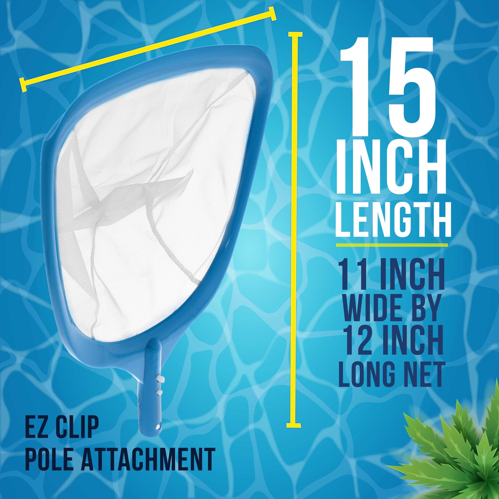 Swimming Pool Leaf Skimmer Net Ultra Fine Mesh Netting Basket Spa, Clean Debris gallery