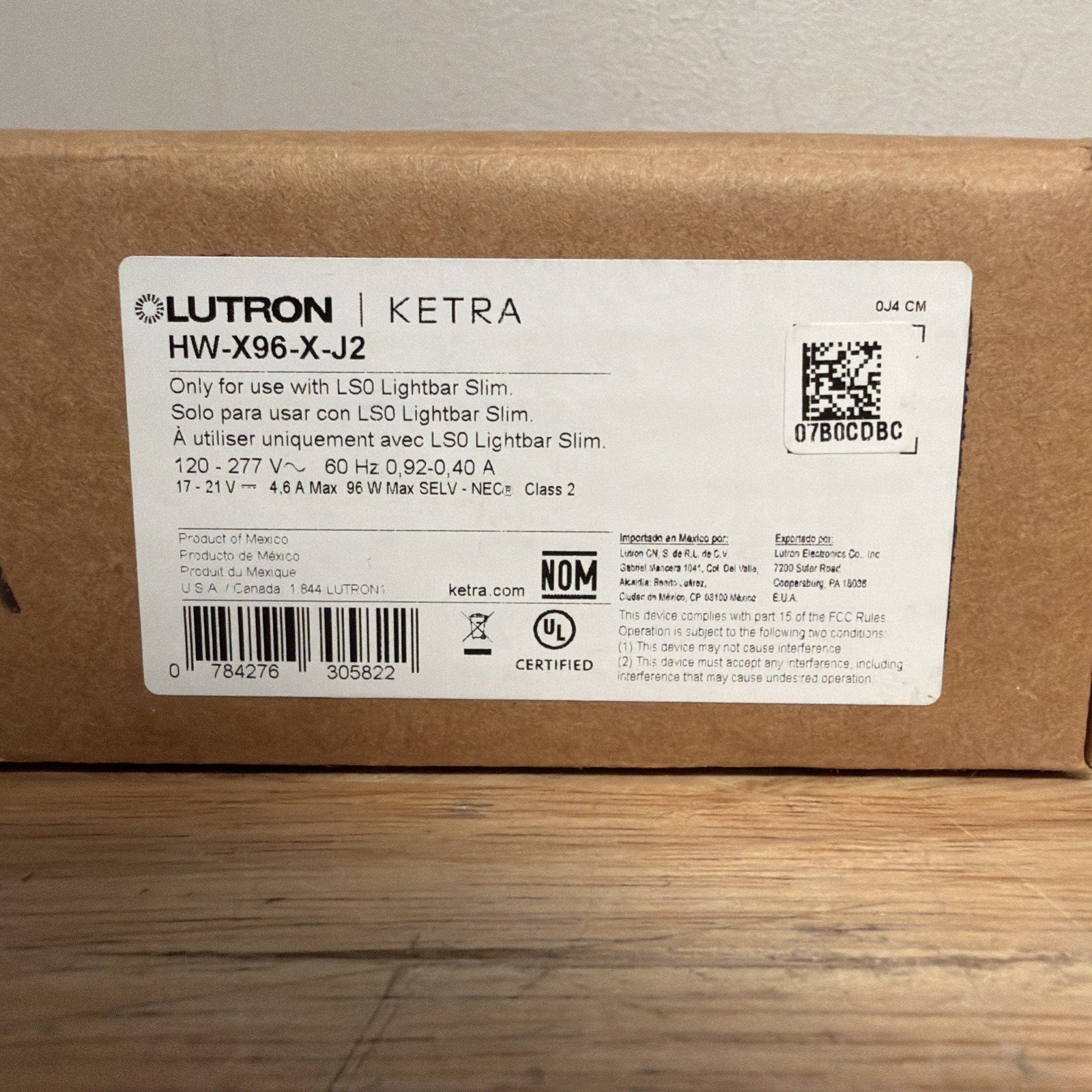 Lutron Ketra HW-X96-X-J2 LED Controller for LSO Lightbar Slim UL Certified 4.5A gallery
