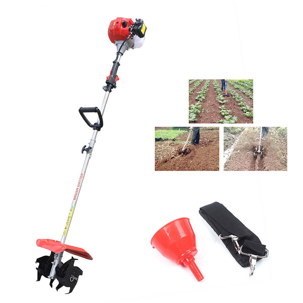 Hand-held Tiller Cultivator Mini Weeding Tilling 2Stroke 51.7cc Gas Power Engine gallery