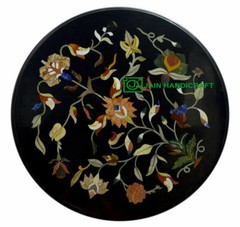18” Marble Table Top Center Coffee Home Decor Inlay pietra dura antique b83