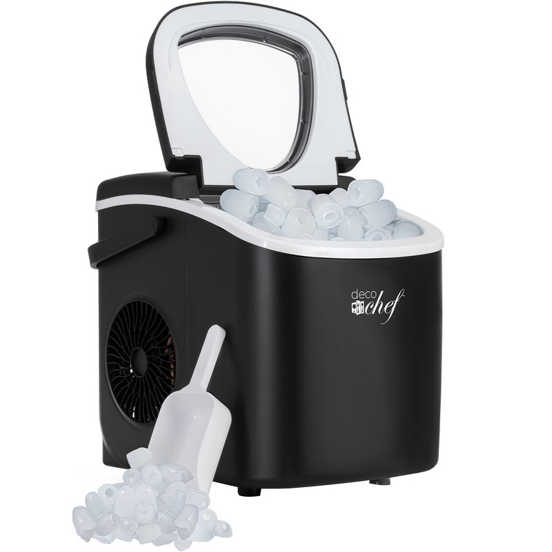 Deco Chef Compact Countertop Ice Maker 26LBs in 24HRs, 9 Cubes in 6 MIN, Black gallery