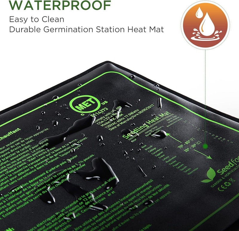 MET Seedfactor Warm Hydroponic Heating Pad for Indoor Home Gardening SeedStarter gallery