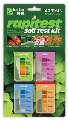 Soil Test Kit Tester pH Test Light NPK Levels Rapitest Ground #1601 (40 Test) gallery