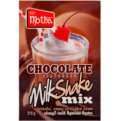 Motha Chocolate Flavoured Milk Shake Mix 215g Quality Ceylon Free Shipping New gallery