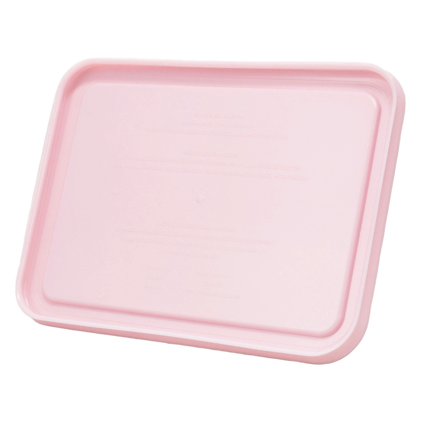 Pyrex 7210-PC 3-Cup Loring Pink Food Storage Replacement Lid (2-Pack) gallery