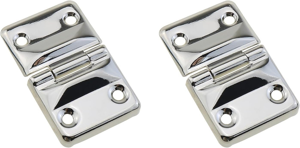 2PCS 44X27X5Mm Silver Toolbox Suitcase Metal Hinges Butt Hinge for Mounting Draw